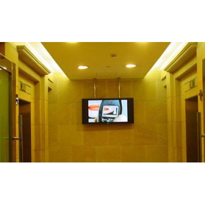 广东顺德建设银行壁挂式液晶广告机案例