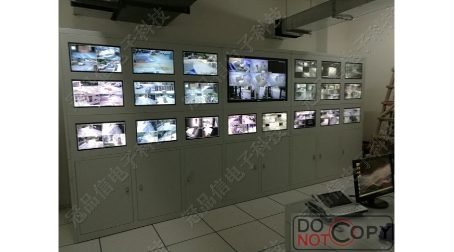 武汉力*电子厂_远程监控屏